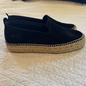 Elegant Black Espadrille Flats